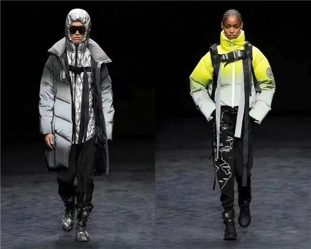 Application of rainbow reflective fabric for fashion clothing like jackets and streetwear