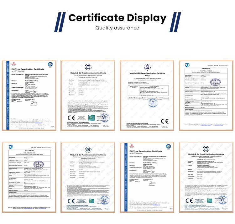 International Safety Standards Certifications for Hi Vis Workwear