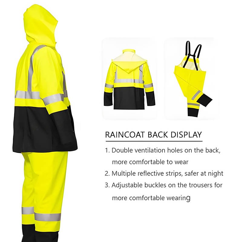 Detailed view of reflective tape and material quality testing for hi-vis safety garments