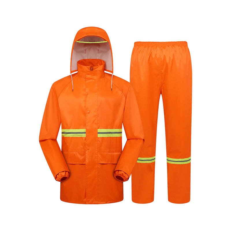 Two-Tone Design High Vis Rain Suits Main