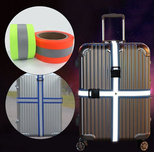 Reflective Tape Night Visibility Effect