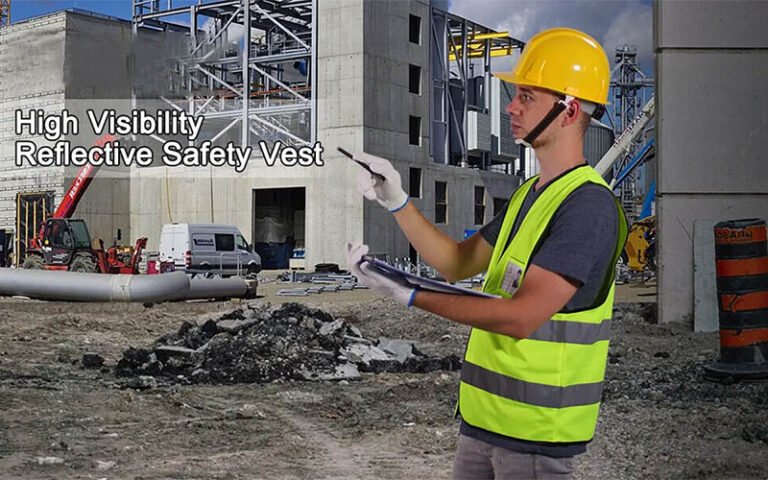 Construction Managers in Safety Vests with Pockets